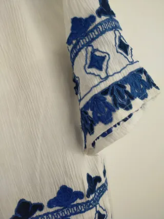 Chaqueta boho borada.