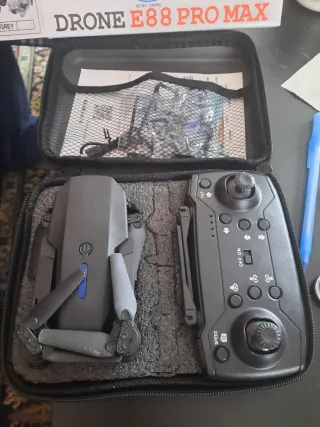 Dron E88 Pro Max Negro 4K Dual Cam