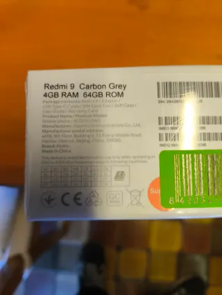 Xiaomi Redmi 9 Gris Carbón 64GB