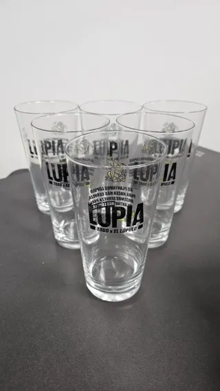 6 Vasos Estrella Galicia Lupia