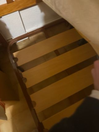 2 Camas de Madera y Metal