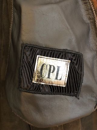 Abrigo reversible "shearling" marrón / leopardo