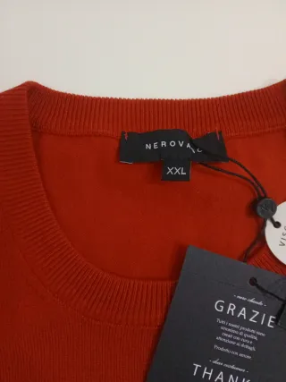 Maglione uomo XXL arancione Nerovago