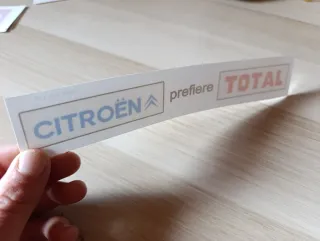 Pegatina Citroën prefiere TOTAL