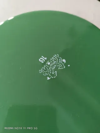 Pentola smaltata mis. 16 verde