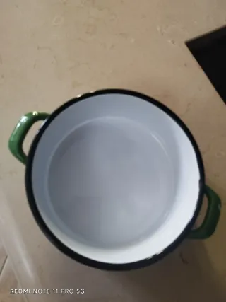 Pentola smaltata mis. 16 verde