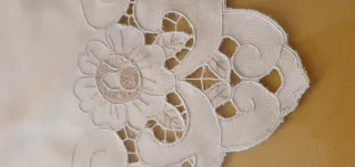 Delantal huertana o manchega hecho a mano