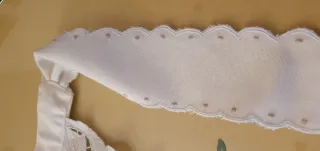 Delantal huertana o manchega hecho a mano