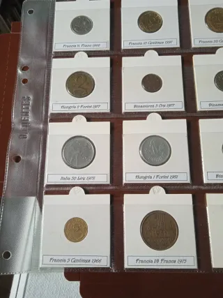 Colección de 12 monedas Antiguas y Modernas