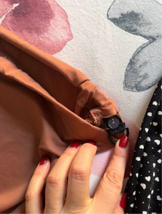 Set gonne longuette nera e corallo