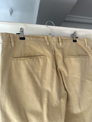 Pantalón chino beige Zara Man Talla 42