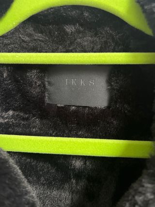 Chaqueta Biker IKKS Negra Talla XS