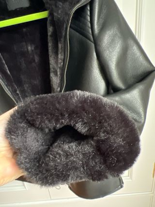 Chaqueta Biker IKKS Negra Talla XS