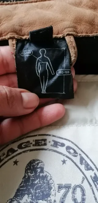 Chaqueta de cuero Segura para moto