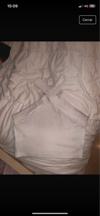 Top blanco tirantes cruzados