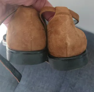 Sandali Rizzoli cammello scamosciato