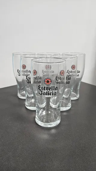 Lote 6 Vasos Estrella Galicia