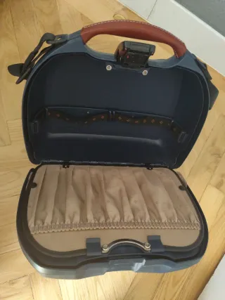 Maletín rígido Samsonite viaje azul