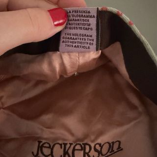 Coppola Jeckerson grigia con pois rossi