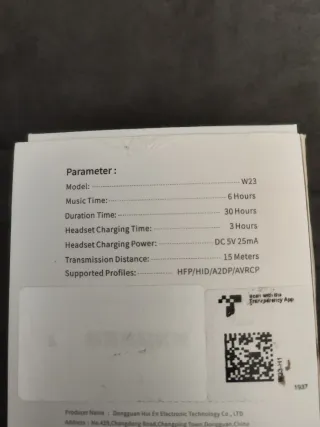 Auriculares Pomuic W23 True Wireless