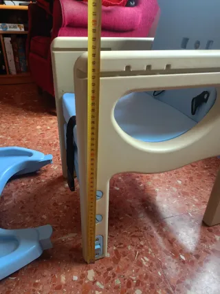 Silla Comedor Bebé Azul