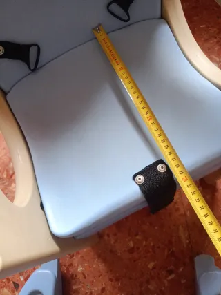 Silla Comedor Bebé Azul