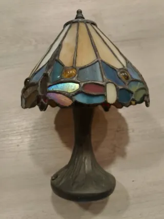 Lámpara Tiffany Vidrio y Metal