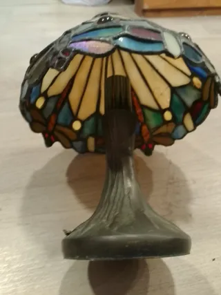 Lámpara Tiffany Vidrio y Metal