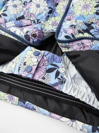 Chaqueta de esquí floral