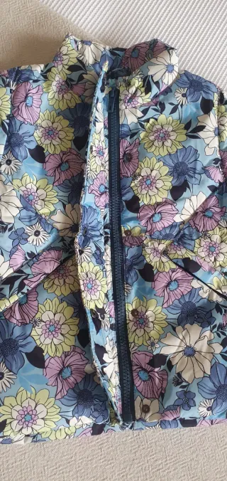 Chaqueta de esquí floral
