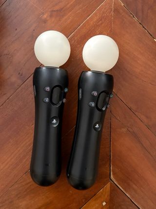 PSVR con mandos, cámara y estuche