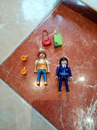 Avión Playmobil con piloto