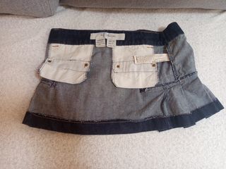 Falda Zara Mini Plisada Y2K