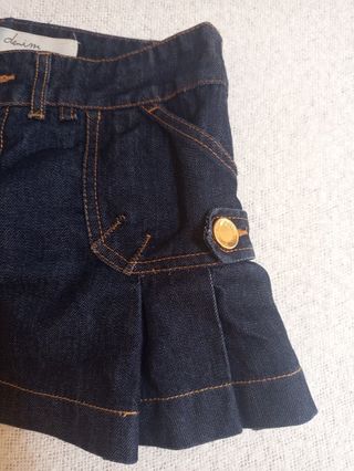 Falda Zara Mini Plisada Y2K