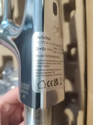 Grifo cocina con sensor y monomando