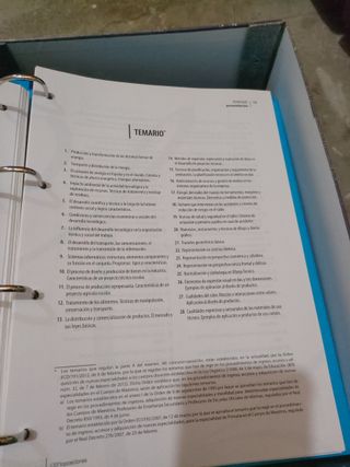 Temario secundaria tecnología CEN.