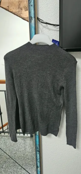 Jersey largo fino gris MARCA D-SASTRE