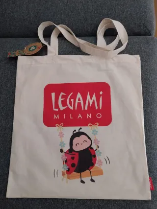Legami borsa con portachiavi Ladybug