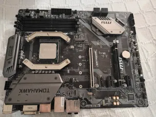 Placa Base MSI B450 Tomahawk + Ryzen 5 2600X