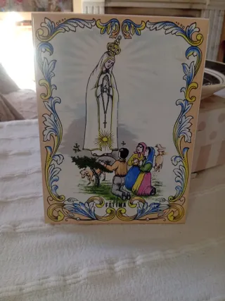 Azulejo Virgen de Fátima