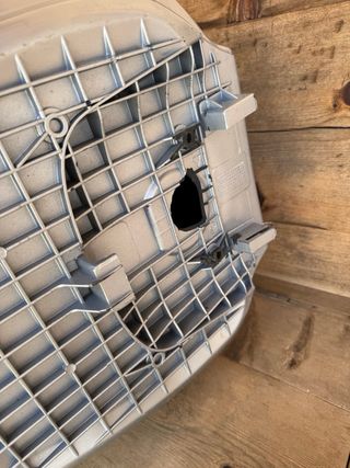 Baúl Vespa Plata azul Scooter