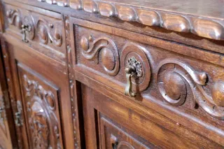 Trinchante Vasco Madera Maciza