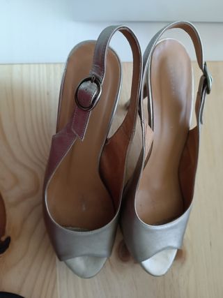 Sandalias de Estefanía Marco - T 38 Doradas