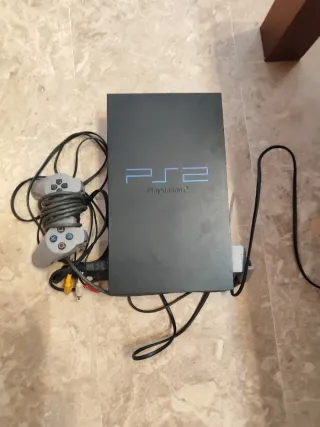 PlayStation 2 Negra Completa