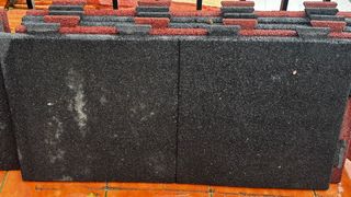 Vendo partida de 130 losetas de caucho profesional