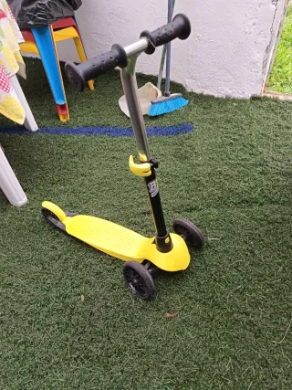 ♻️Patinete infantil 3 ruedas amarillo♻️