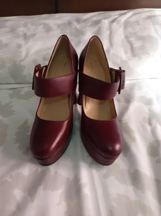 Zapatos Bruno Premi rojos tacón plataforma