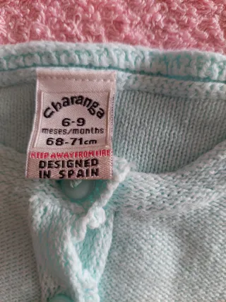 Bolero bebé Charanga 6-9 meses