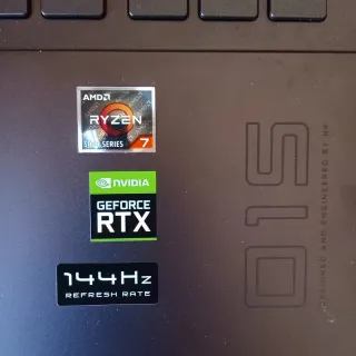 HP OMEN 15 Ryzen 7 5800H + RTX 3070 100W