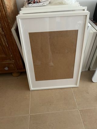 Marcos de fotos blancos Ikea